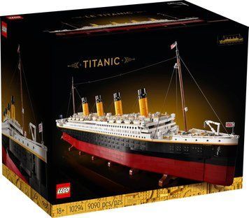 LEGO Icons 10294 &mdash; Титанік, масштабна модель океанського лайнера