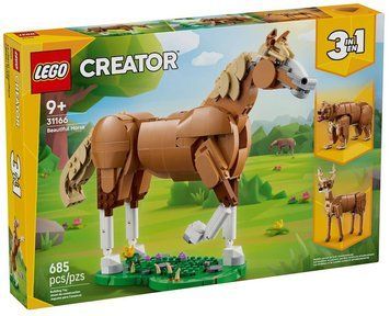 LEGO Creator 31166 &mdash; Прекрасний кінь, набір 3-в-1 із 685 деталей