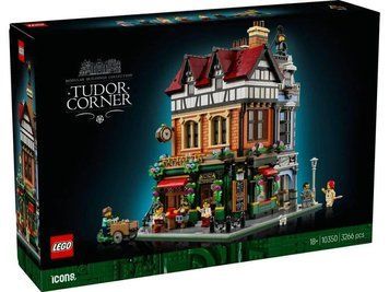 LEGO Icons Тюдорівський куточок 10350 &mdash; модульна тюдорівська будівля з інтер&rsquo;єром