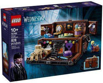 LEGO Wednesday 76785 &mdash; Квартира Речі, набір із 828 деталей, мініфігурки Речі й Енід, готична кімната LEGO