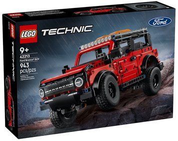 LEGO Technic 42213 Ford Bronco&reg; &mdash; модель позашляховика з двигуном V6 і керуванням запасним колесом